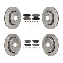 Charger l'image dans la galerie, Front Rear Disc Brake Rotors And Ceramic Pads Kit For Ram 1500 Jeep Wagoneer