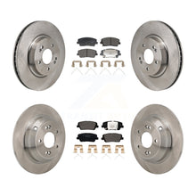 Charger l'image dans la galerie, Front Rear Disc Brake Rotors And Ceramic Pads Kit For Genesis G70 Kia Stinger