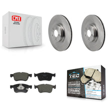 Charger l'image dans la galerie, Front Disc Brake Rotors And Ceramic Pads Kit For 2022-2023 Ford Maverick