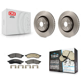 Front Disc Brake Rotors And Ceramic Pads Kit For Lincoln Nautilus K8T-104699