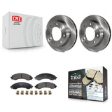Front Disc Brake Rotors And Ceramic Pads Kit For GMC Chevrolet Savana 2500 Express 3500 K8T-104708