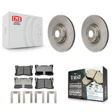Front Disc Brake Rotors And Ceramic Pads Kit For Hyundai Equus Kia K900 K8T-104719