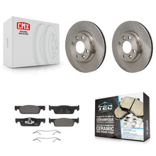 Charger l'image dans la galerie, Front Disc Brake Rotors And Ceramic Pads Kit For Smart Fortwo EQ fortwo