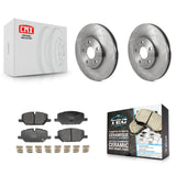 Front Disc Brake Rotors And Ceramic Pads Kit For Buick Envision Cadillac XT4 K8T-104722