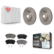 Charger l'image dans la galerie, Front Disc Brake Rotor Ceramic Pad Kit For Land Rover Range Evoque Jaguar E-Pace