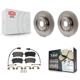 Rear Disc Brake Rotors And Ceramic Pads Kit For Audi A7 Quattro K8T-104751