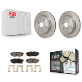 Rear Brake Rotor And Ceramic Pad Kit For Subaru BRZ Toyota 86 With Brembo Brakes