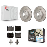 Rear Brake Rotor And Ceramic Pad Kit For Subaru BRZ Toyota 86 With Brembo Brakes