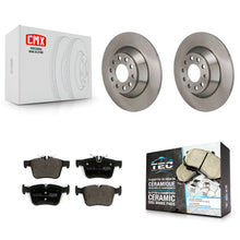 Load image into Gallery viewer, Rear Brake Rotors &amp; Ceramic Pad Kit For Mercedes-Benz C300 Without Sport Package