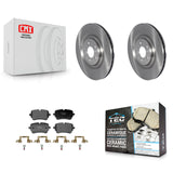 Rear Brake Rotor Ceramic Pad Kit For Audi Q7 Q8 e-tron Quattro SQ8 Sportback SQ7 S6 A8 S8 K8T-104774