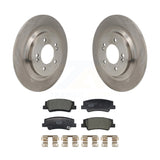 Rear Disc Brake Rotors And Ceramic Pads Kit For Hyundai Tucson Kia Sportage