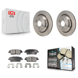 Rear Disc Brake Rotors And Ceramic Pads Kit For 2015 Kia K900 3.8L K8T-104806