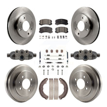 Load image into Gallery viewer, Front Rear Disc Brake Rotor Ceramic Pad And Drum Kit (9Pc) For Mitsubishi Lancer