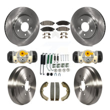 Load image into Gallery viewer, Front Rear Brake Rotor Ceramic Pad And Drum Kit (9Pc) For Nissan NV200 Chevrolet
