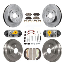 Load image into Gallery viewer, Front Rear Brake Rotor Ceramic Pad &amp; Drum Kit (9Pc) For Chevrolet Cobalt Pontiac