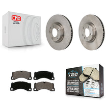 Charger l'image dans la galerie, Front Disc Brake Rotors &amp; Ceramic Pad Kit For Volkswagen Touareg Porsche Cayenne