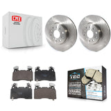 Front Disc Brake Rotors And Ceramic Pads Kit For Cadillac CTS Chevrolet Camaro K8T-105795