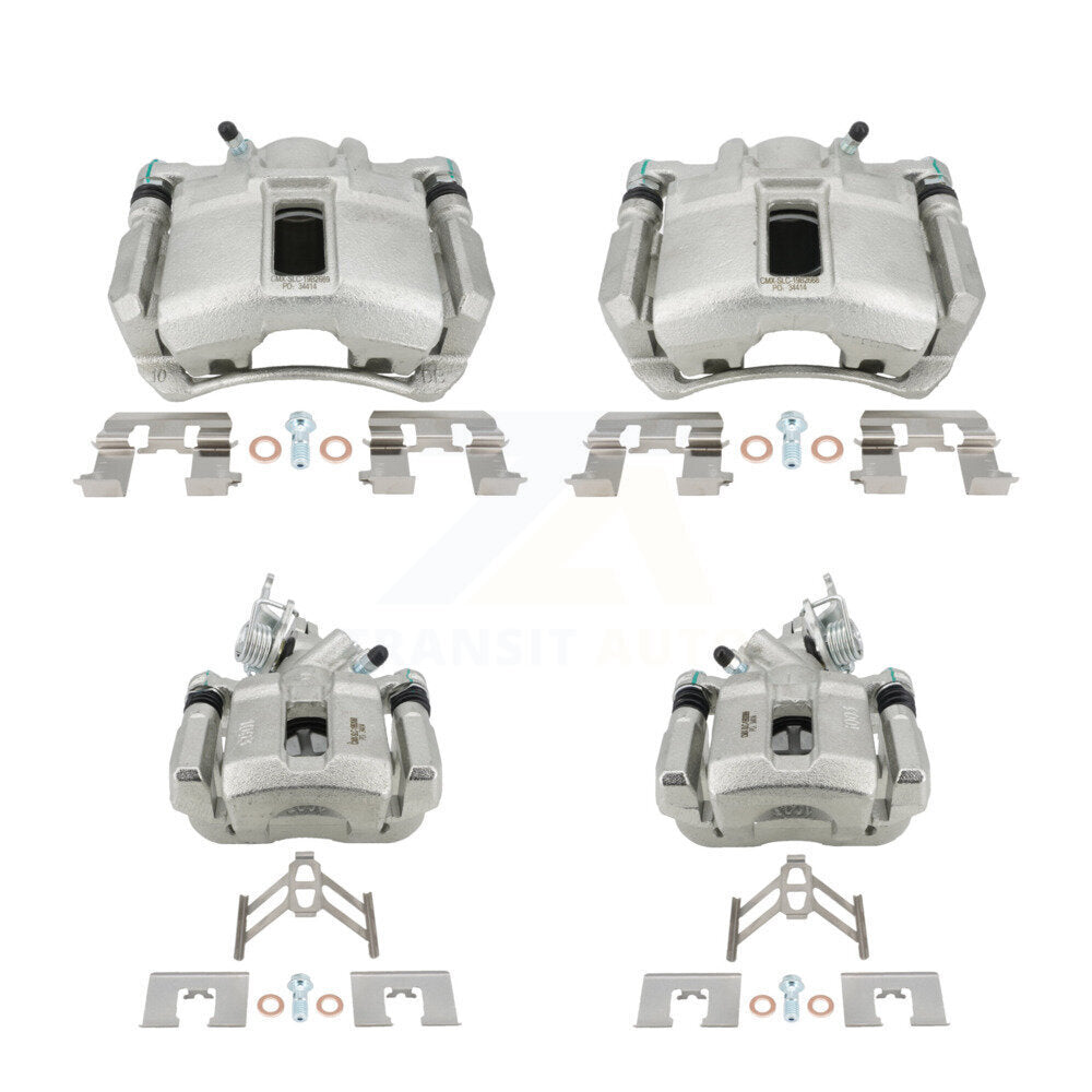 Front Rear Brake Caliper Left Right Side (Driver Passenger) Kit For Honda Accord