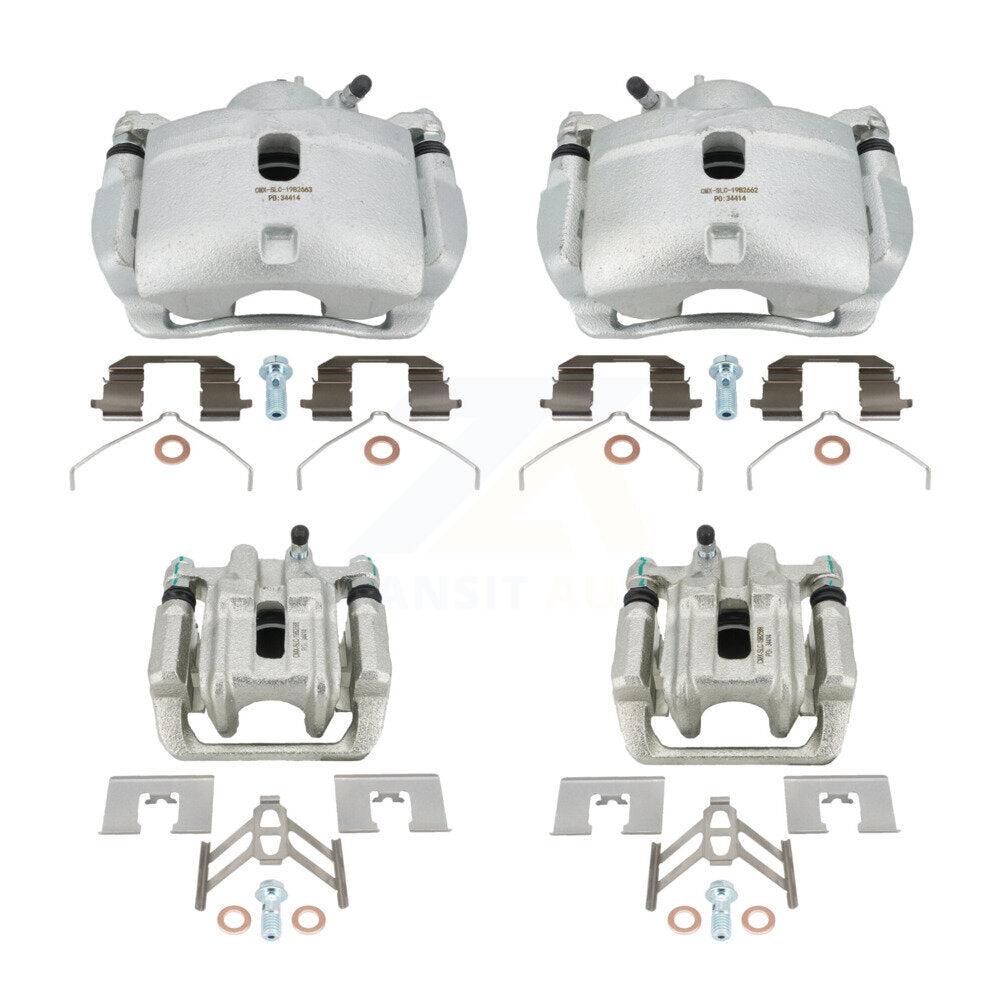 [Front+Rear] 2003-2011 Honda Element Premium OE Brake Caliper Kit For Max Safe Braking