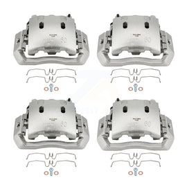 Front Rear Brake Caliper Kit For Ford F-450 Super Duty F-550 International LCF