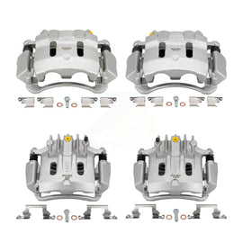 Front Rear Disc Brake Caliper Kit For Ford F-350 Super Duty F-250 Excursion