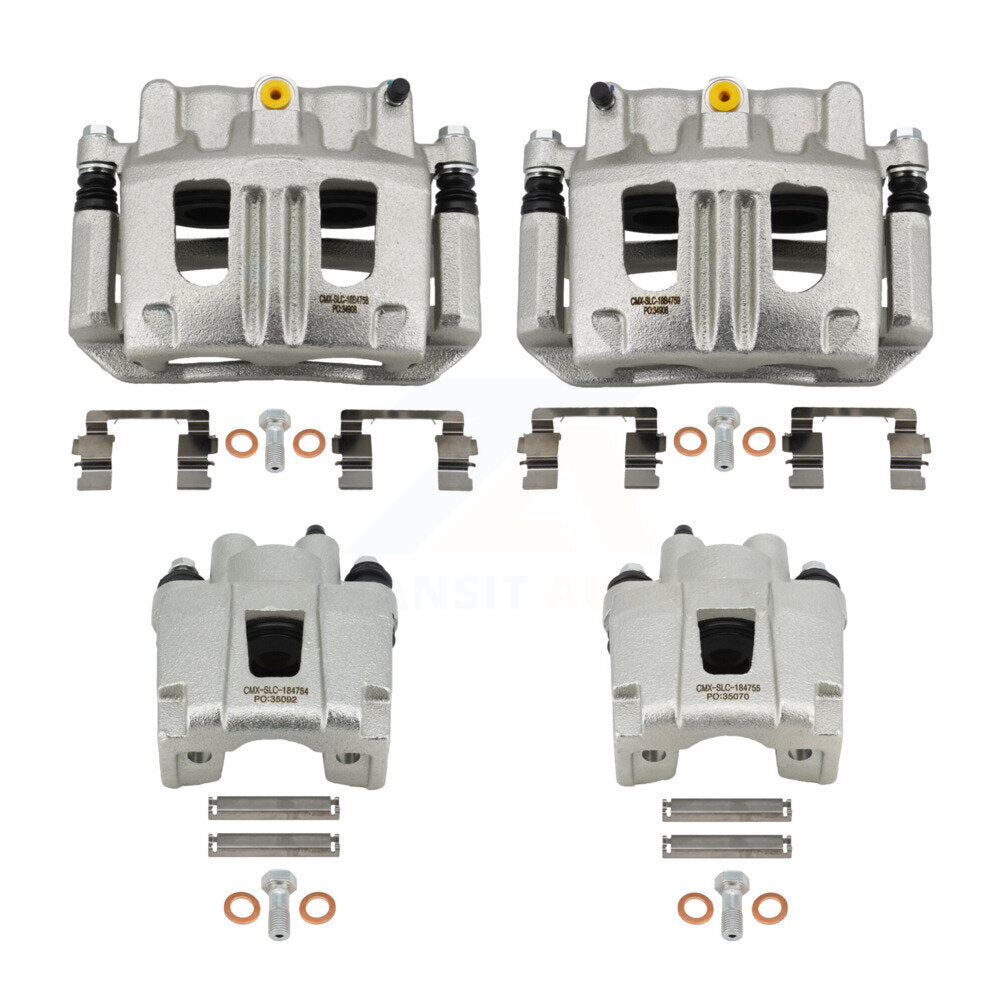 Front Rear Brake Caliper Kit For 2002-2005 Ford Explorer Mercury Mountaineer