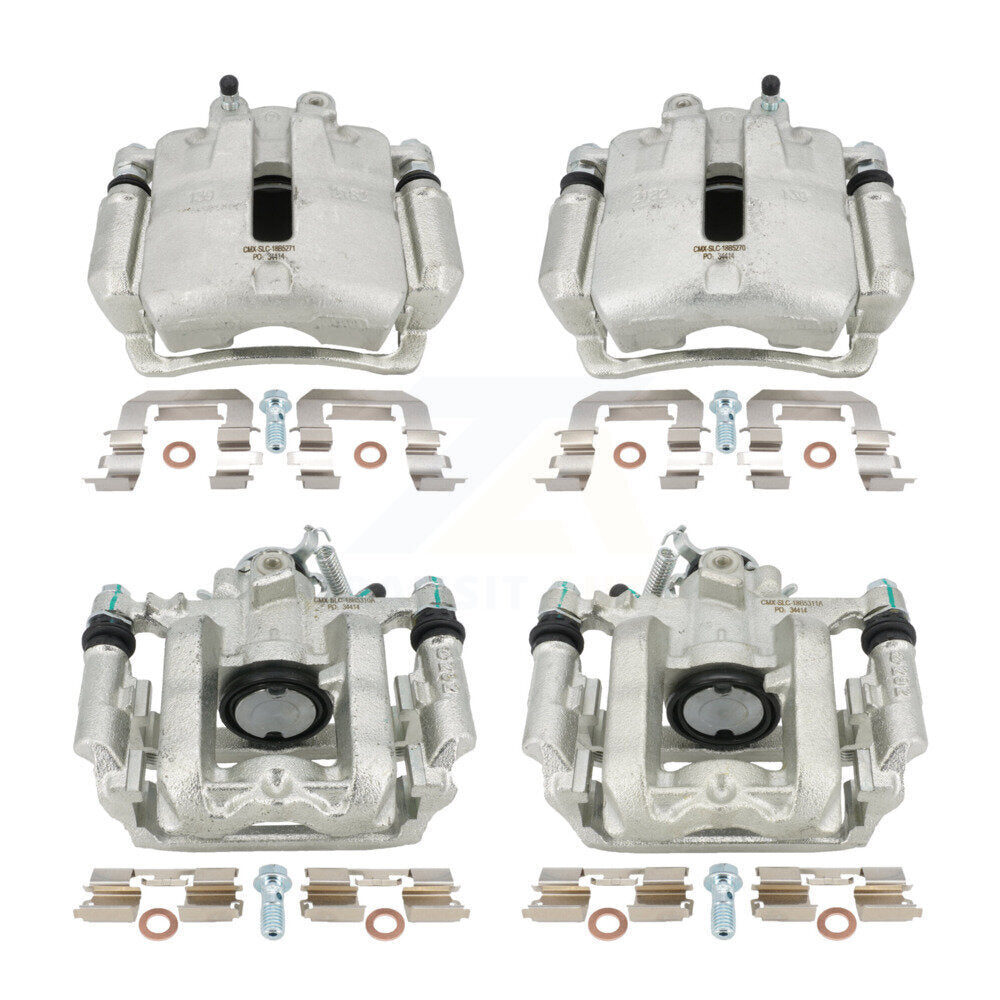 [Front+Rear] 2014 Cadillac ELR Premium OE Brake Caliper Kit For Max Safe Braking