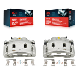 Front Disc Brake Caliper Kit For 2015-2019 Cadillac XTS With Heavy Duty Brakes