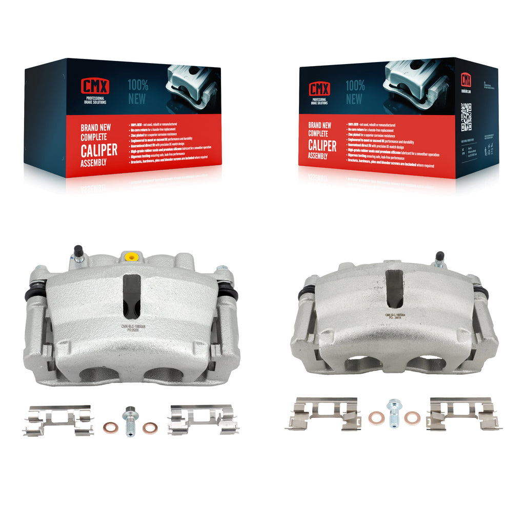 Front Brake Caliper Kit For GMC Chevrolet Acadia Buick Enclave Traverse Envoy XL