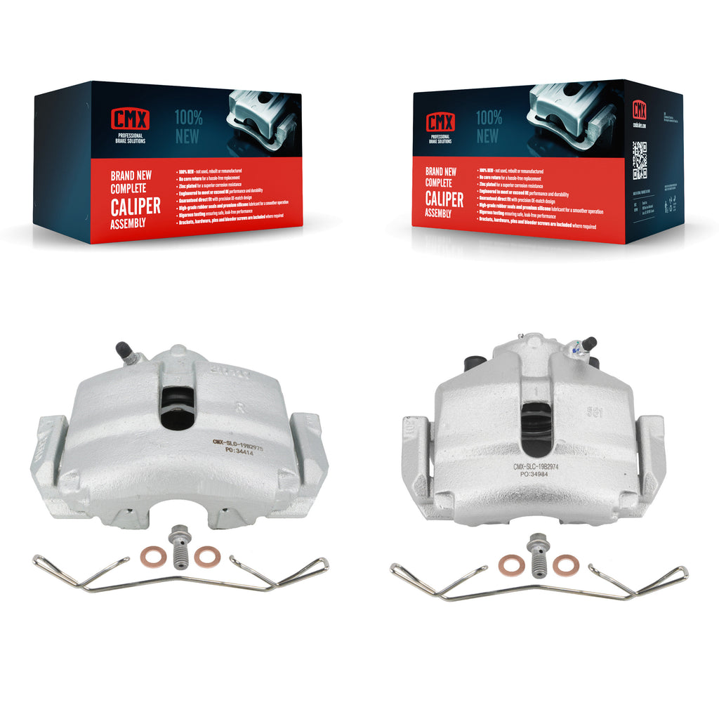 Front Disc Brake Caliper Kit For Volkswagen Jetta Beetle Golf Rabbit Audi A3