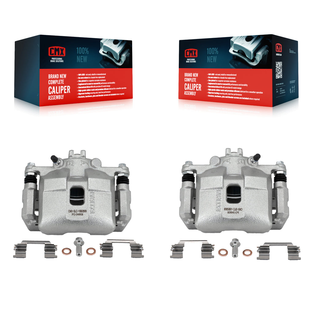 Front Disc Brake Caliper Left Right Side Kit For 2006-2011 Honda Civic 2.0L