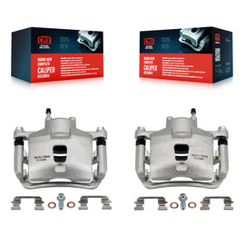 Front Disc Brake Caliper Left Right Side Kit For 2009-2011 Nissan Versa 1.6L