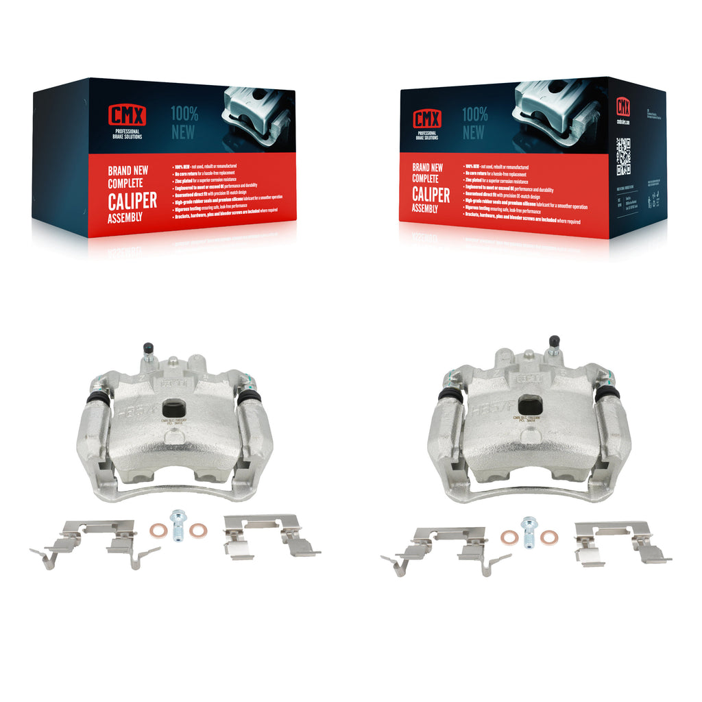 Front Brake Caliper Left Right Side (Driver Passenger) Kit For Nissan Sentra