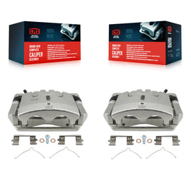 Front Brake Caliper Left Right (Driver Passenger) Kit For 2009-2015 Honda Pilot