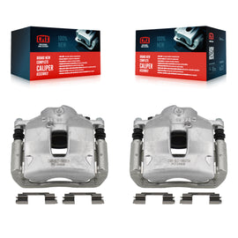 Front Brake Caliper Kit For Mercedes-Benz C300 C250 SLK250 Without Sport Package