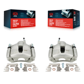 Front Disc Brake Caliper Left Right Side Kit For 2014-2015 Lexus IS250 AWD