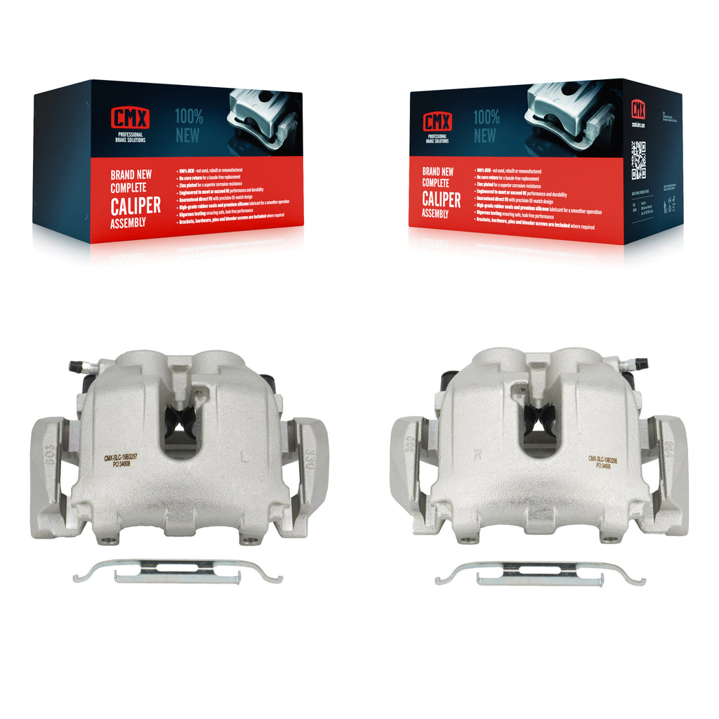 Front Brake Caliper Left Right Side Kit For 2007-2009 Mercedes-Benz E550 AWD