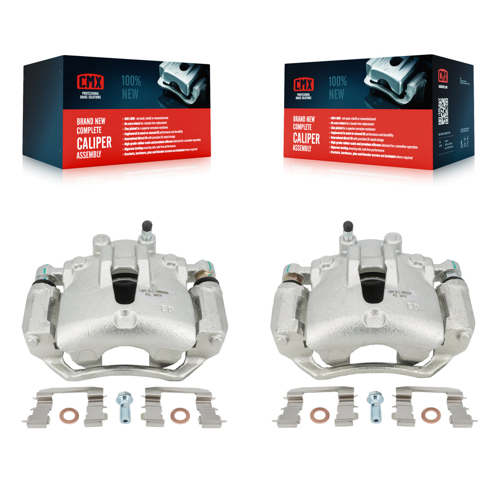 Front Brake Caliper (Left Right) Kit For Hyundai Elantra Kia Forte Koup Forte5