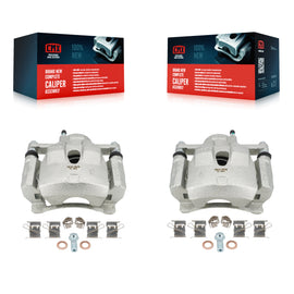 Front Disc Brake Caliper Left Right Side (Driver Passenger) Kit For Toyota Yaris