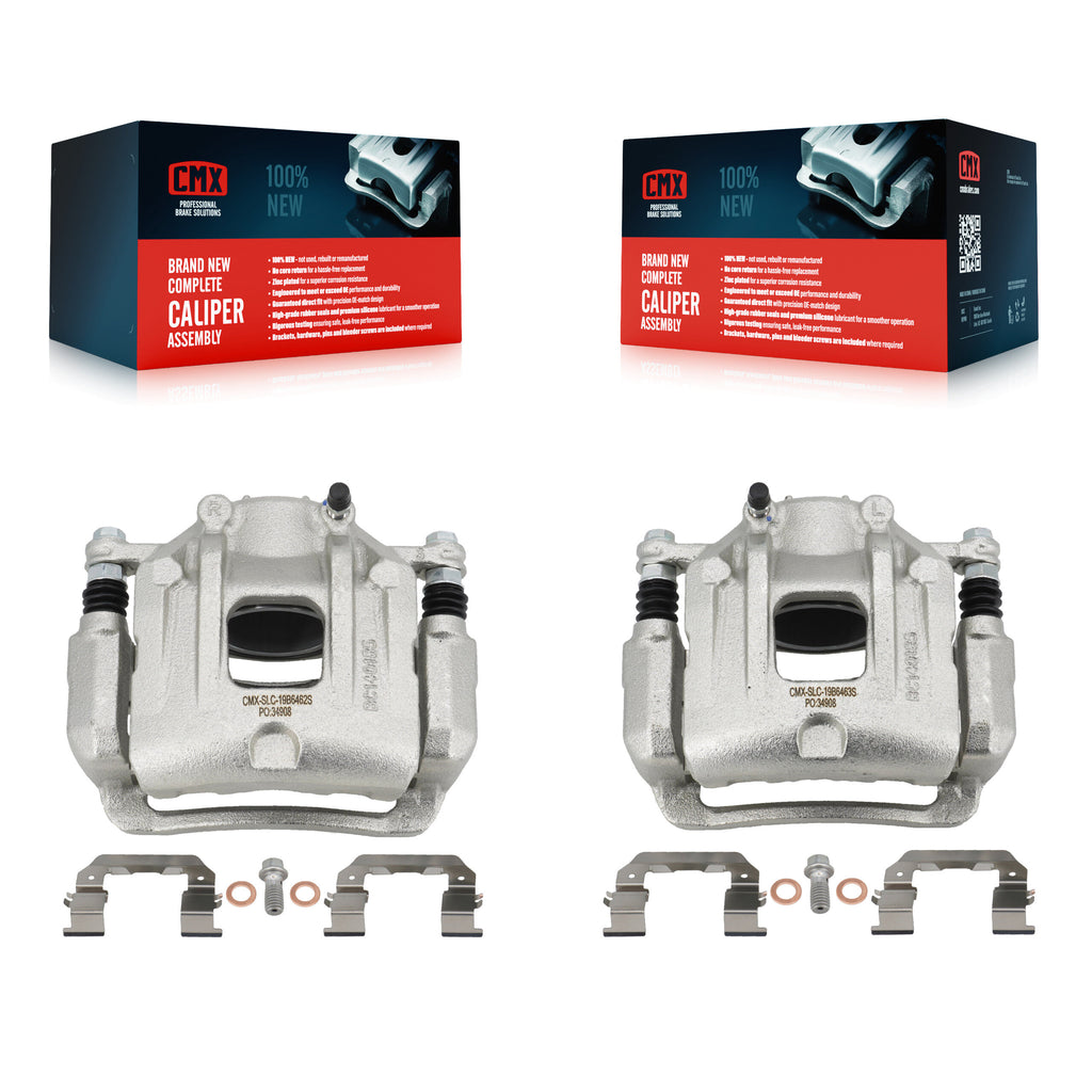Front Brake Caliper (Left Right) Kit For 2014-2015 Kia Sorento Limited with 3.3L