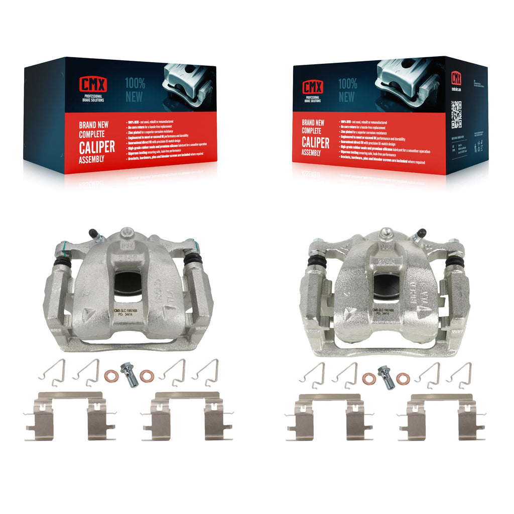 Front Disc Brake Caliper Left Right Side (Driver Passenger) Kit For Honda CR-V