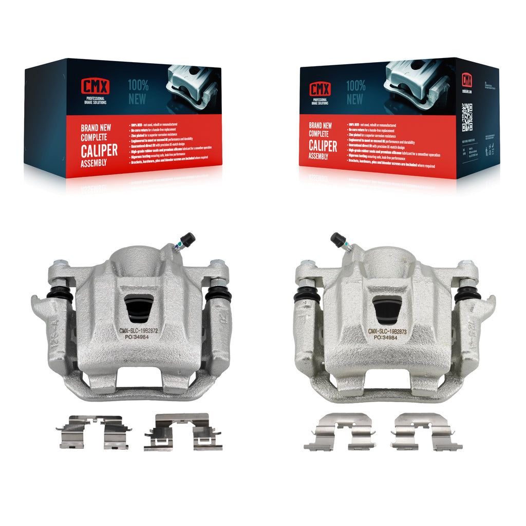 Rear Brake Caliper Left Right (Driver Passenger) Kit For 2004-2010 Toyota Sienna
