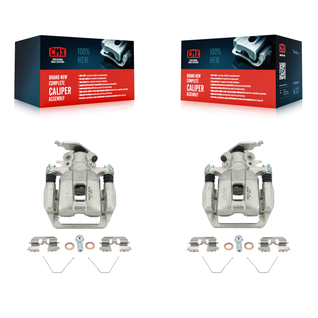 Rear Brake Caliper Left Right (Driver Passenger) Kit For 2013-2017 Honda Accord