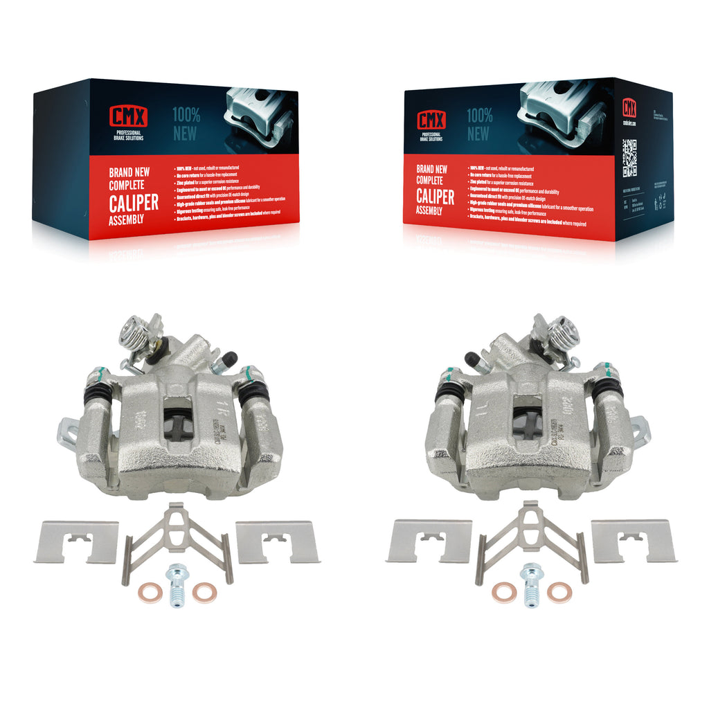 Rear Brake Caliper Left Right Driver Passenger Kit For Honda Civic Acura EL RSX