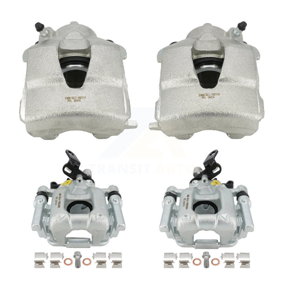 Front Rear Brake Caliper Left Right (Driver Passenger) Kit For Volkswagen Jetta