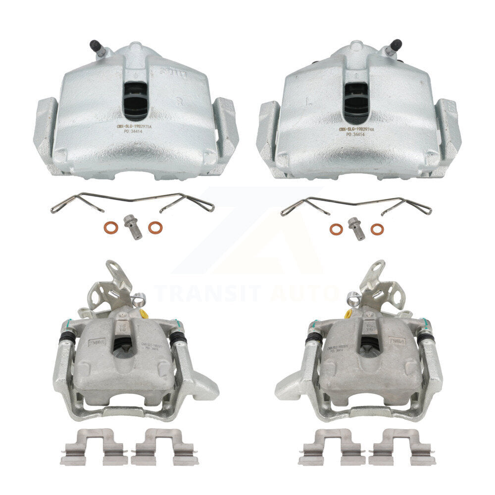 Front Rear Brake Caliper Left Right Kit For Volkswagen Jetta GTI Audi A3 Quattro