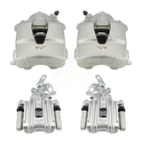 Front Rear Brake Caliper Kit For 2015 Volkswagen Jetta S with 2.0L GAS engine