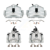 [Front+Rear] 2008-2009 Audi TT With Mounting Bracket Premium OE Brake Caliper Kit For Max Safe Braking