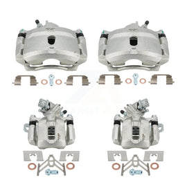Front Rear Brake Caliper Left Right Side (Driver Passenger) Kit For Honda Civic