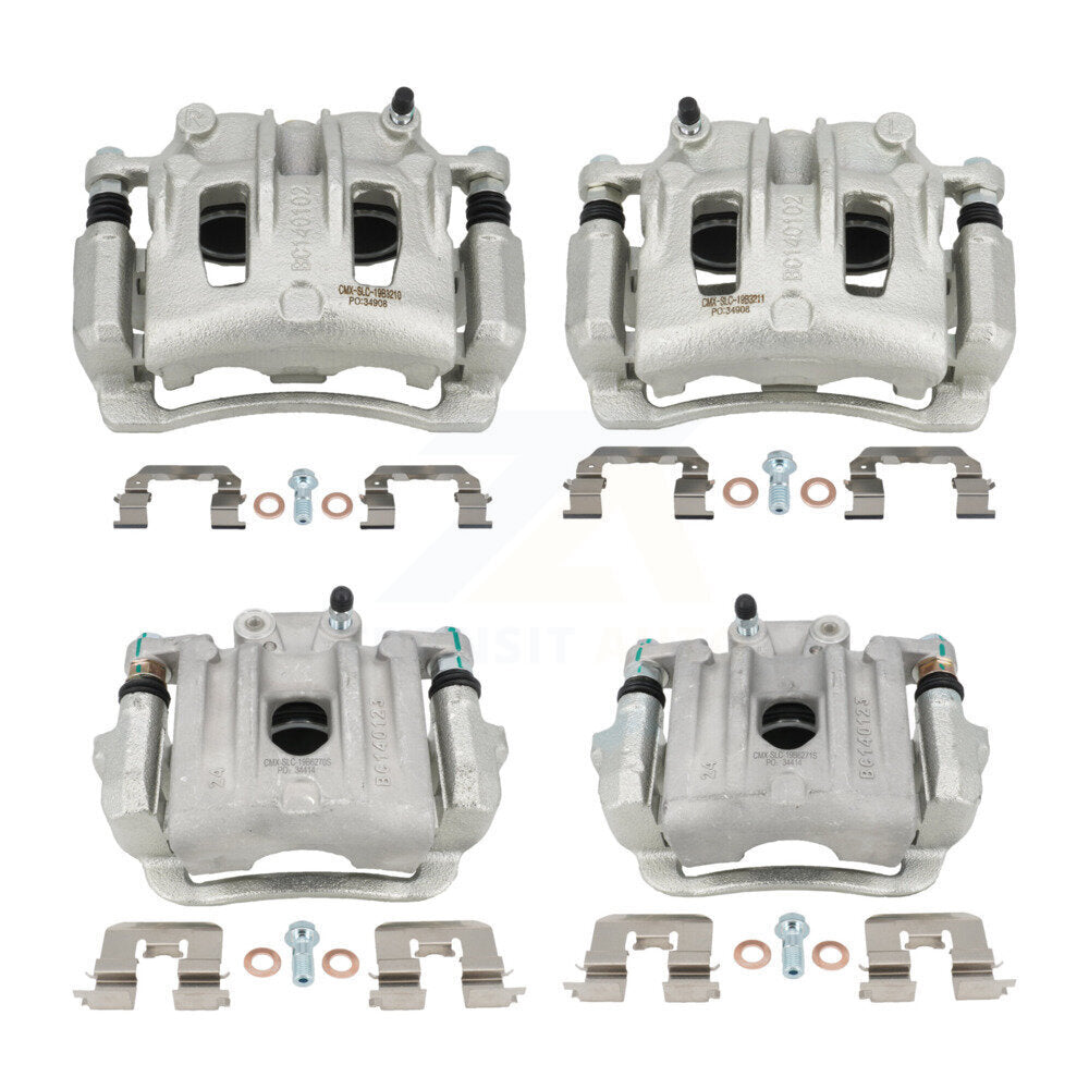 Front Rear Brake Caliper Left Right Side Kit For 2013-2016 Hyundai Santa Fe XL
